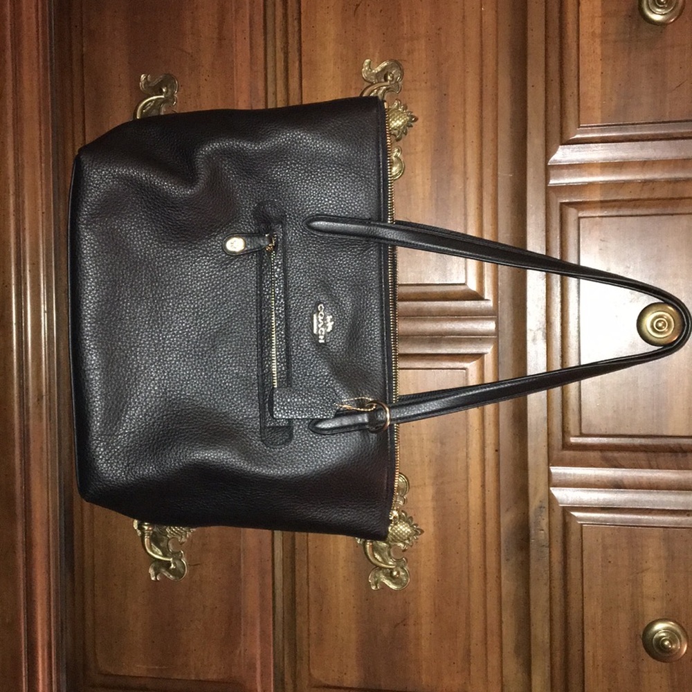 COACH PEBBLE LEATHER PURSE - Picture 3 of 4